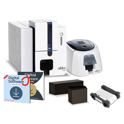 Evolis Edikio – Cartellini prezzo e buffet su card plastiche