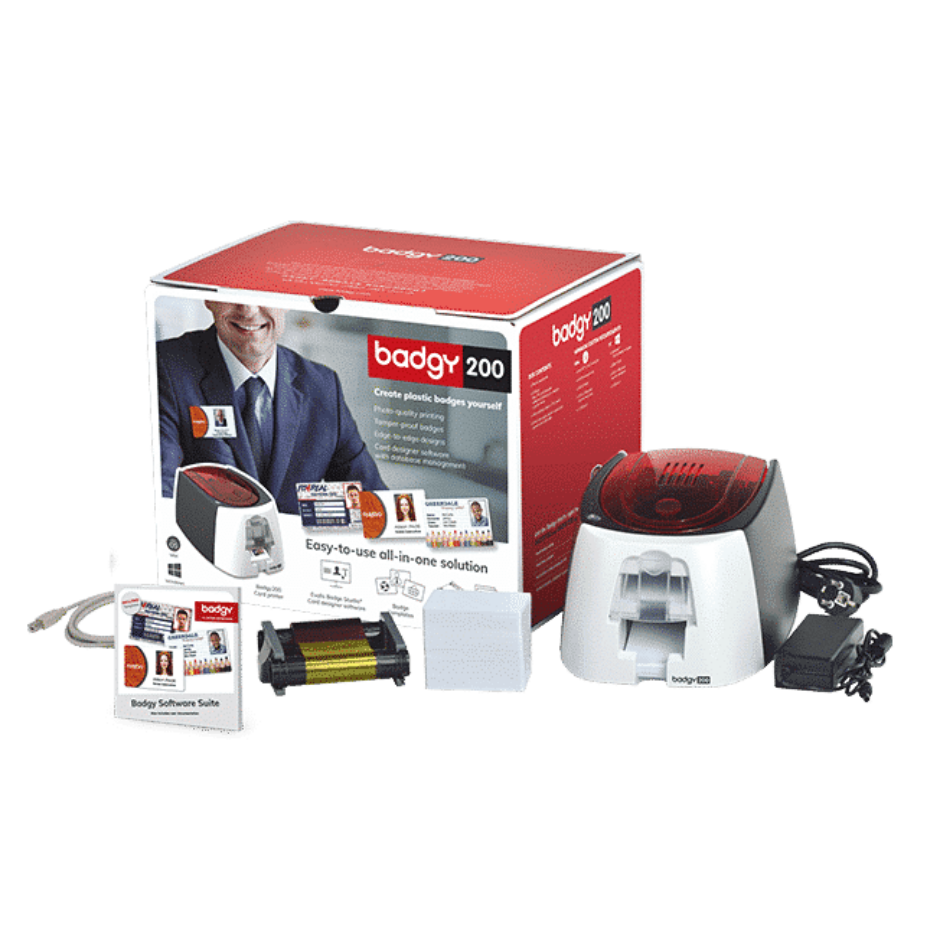 Evolis Badgy200 – Kit per creare badge in piccoli quantitativi